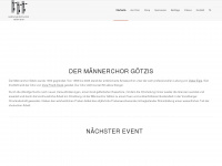 maennerchor-goetzis.at Webseite Vorschau