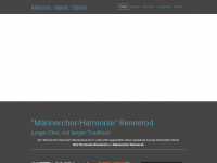 maennerchor-harmonie-rennerod.de Webseite Vorschau