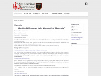 maennerchor-harmonie.de Webseite Vorschau