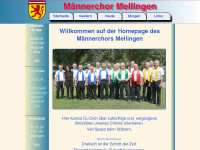 maennerchor-mellingen.ch Webseite Vorschau
