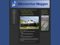 maennerchor-meggen.ch Webseite Vorschau