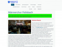 maennerchor-fislisbach.ch Webseite Vorschau