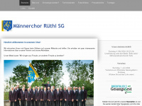 maennerchor-ruethi.ch Webseite Vorschau