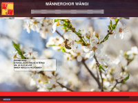 maennerchor-waengi.ch Webseite Vorschau
