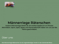 maennerriege-raeterschen.ch Webseite Vorschau