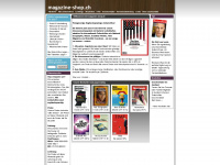 magazine-shop.ch Webseite Vorschau