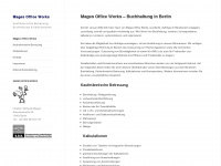 mages-officeworks.de Webseite Vorschau