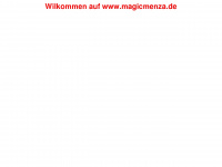 magicmenza.de Webseite Vorschau