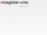 magister-cms.ch Webseite Vorschau