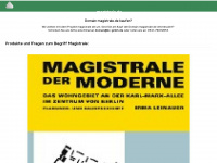 magistrale.de Webseite Vorschau