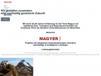 magyer.at Webseite Vorschau