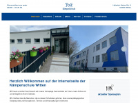 kaempenschule.de Webseite Vorschau
