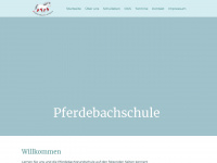pferdebach-schule.de Webseite Vorschau