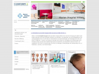 marien-hospital-witten.de Webseite Vorschau