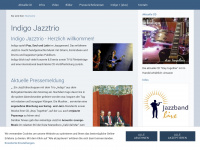indigo-jazztrio.de Webseite Vorschau