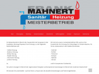 mahnert-haustechnik.de Webseite Vorschau