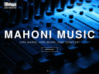mahonimusic.de Webseite Vorschau