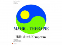 mahr-therapie.de Webseite Vorschau