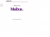 maibus.de Webseite Vorschau
