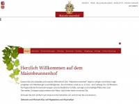 maienbrunnenhof.de Webseite Vorschau