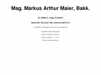 maier-markus.at Webseite Vorschau