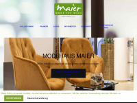 maier-mode.at Webseite Vorschau