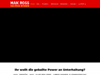 maik-ross.de Webseite Vorschau