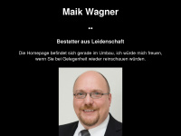 maik-wagner.de Webseite Vorschau
