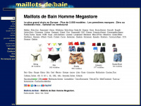 maillots.de Webseite Vorschau