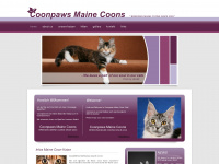 maine-coon-cat.at Webseite Vorschau