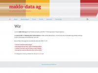 maklo-data.ch Webseite Vorschau