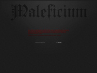 maleficium.de Webseite Vorschau