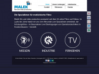 malek.at Webseite Vorschau