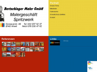 maler-bertschinger.ch Webseite Vorschau