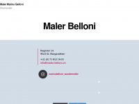 maler-belloni.ch Webseite Vorschau