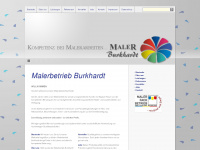 maler-burkhardt-wertach.de Webseite Vorschau