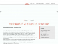 maler-decesaris.ch Webseite Vorschau