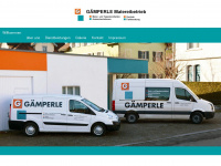 maler-gaemperle.ch Webseite Vorschau