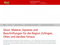 maler-gloor.ch Webseite Vorschau