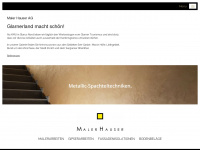 maler-hauser.ch Webseite Vorschau
