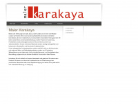 maler-karakaya.de Webseite Vorschau