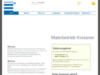 maler-kressner.de Webseite Vorschau