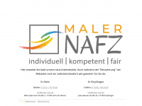 maler-nafz.de Webseite Vorschau