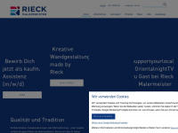 maler-rieck.de Webseite Vorschau