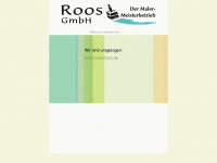 maler-roos-schorndorf.de Webseite Vorschau