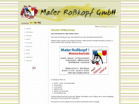maler-rosskopf.net Webseite Vorschau
