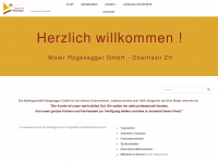 maler-ruegsegger.ch Webseite Vorschau