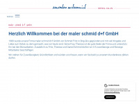 maler-schmid.ch Webseite Vorschau
