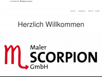 maler-scorpion.ch Webseite Vorschau