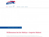 mathys-aegerter.ch Webseite Vorschau